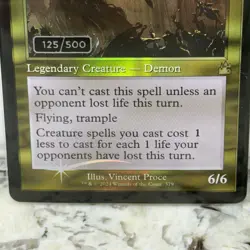 MTG Rakdos, Lord of Riots Foil Serialized 125/500 Rare in UltraPro Hard Case - Image 4