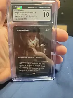 MTG Haunted One Secret Lair Drop Foil The Last Of Us Part 1 CGC Graded 10 - Image 1