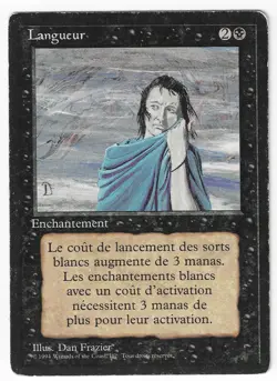 ►Magic-Style◄ MTG - Gloom - French Revised FBB - Played - Image 1