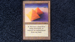 PYRAMIDS Arabian Nights rare Magic the Gathering Moderate to Heavy play - Image 2