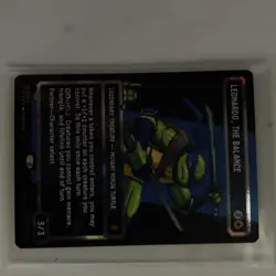 Leonardo, the Balance (0083) (Borderless) (Surge Foil) Commander: TMNT - Image 3