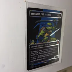 Leonardo, the Balance (0083) (Borderless) (Surge Foil) Commander: TMNT - Image 5