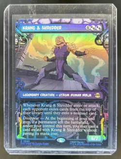2026 MTG Magic the Gathering Krang & Shredder TMNT Showcase Foil #0245 - Image 1