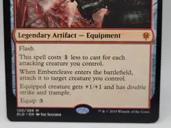 Embercleave ELD Mythic Rare 120/269 MTG Lightly Played Equipment - Image 3