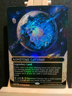 Gemstone Caverns FOIL - Edge of Eternities: Stellar Sights - NM (see pics) MTG - Image 1