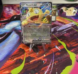 Pokemon TCG Meowth EX 62/88 Double Rare Perfect Order - Image 1
