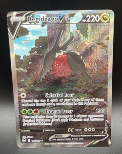 Pokemon TCG Regidrago V (Alternate Full Art) 184/195: Sword & Shield NM - Image 1
