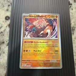 Bloodmoon Ursaluna 054/131 Master Ball Pattern Prismatic Evolutions Pokemon TCG - Image 1