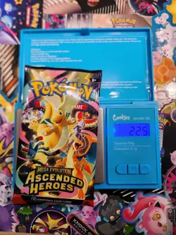 EXTREMELY HEAVY! 22.5g GOD PACKUUU Ascended Heroes Pokemon TCG Booster (SEALED) - Image 1
