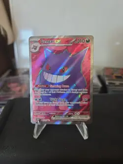 Pokemon TCG Gengar EX Temporal Forces Ultra Rare Card 193/162 Scarlet & Violet - Image 2