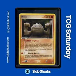 2005 POKEMON EX DELTA SPECIES #62/113 DITTO (GEODUDE) - Image 1
