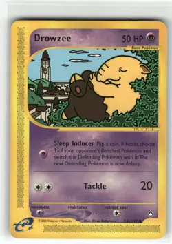 Drowzee (74b) Aquapolis Common Pokemon Lightly played - Image 1