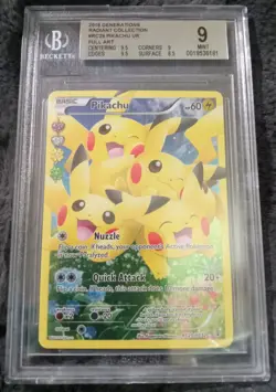 Pokemon Pikachu RC29/RC32 Legendary Treasures Radiant Collection BGS 9 ☆no PSA 9 - Image 2
