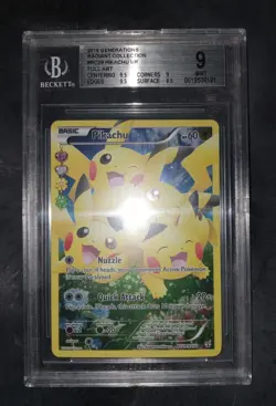 Pokemon Pikachu RC29/RC32 Legendary Treasures Radiant Collection BGS 9 ☆no PSA 9 - Image 4