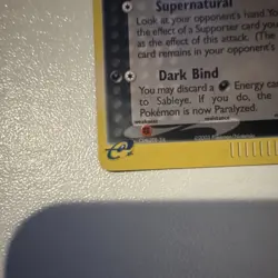 Pokemon TCG Sableye EX Sandstorm Holo Rare Basic 60HP 10/100 2003 - Image 3