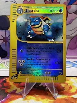 Pokemon TCG Expedition Blastoise Reverse Holo 36/165 Vintage LP/MP - Image 1
