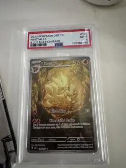 Pokemon Ninetales SV03: Obsidian Flames Illustration Rare PSA 9 Holo - Image 1