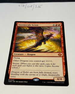 Magic the Gathering MTG Stormscale Scion x1 Mythic Card NM/M Dragonstorm - Image 1
