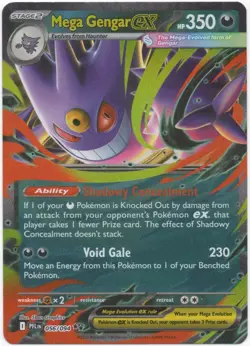 Mega Gengar Ex #056/094 Pokemon Phantasmal Flames Near Mint double rare - Image 1