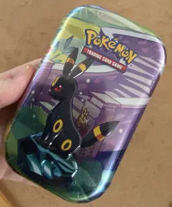 2 Pokemon Scarlet & Violet Prismatic Evolutions Mini Tins Sealed w/2 bstr packs - Image 2