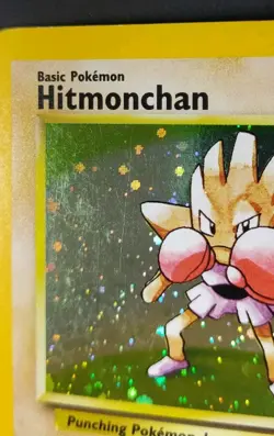 Rare, Holographic Pokemon Base 2 Set Hitmonchan 8/130 - Image 3