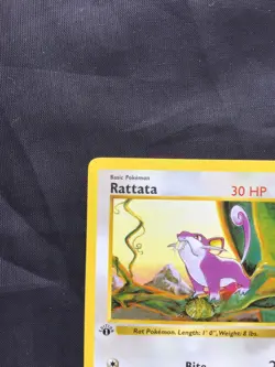 Pokemon Cards: Base Set 1st Edition Common: Rattata 61/102 - Image 2