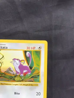 Pokemon Cards: Base Set 1st Edition Common: Rattata 61/102 - Image 3