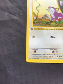 Pokemon Cards: Base Set 1st Edition Common: Rattata 61/102 - Image 5