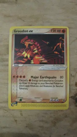 2003 POKEMON BLACK STAR PROMO #002 GROUDON EX - Image 1