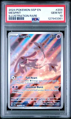 Pokemon - PSA 10 - Mesprit - SSP EN - 204/191 - IR - GEM MINT - Image 1