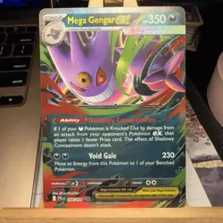 Mega Gengar ex 056/094 Phantasmal Flames Double Rare Holo Pokemon TCG MINT - Image 1