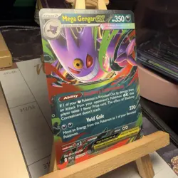 Mega Gengar ex 056/094 Phantasmal Flames Double Rare Holo Pokemon TCG MINT - Image 2