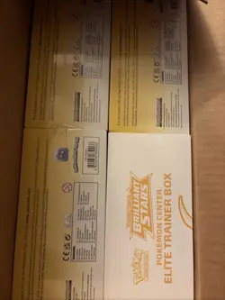 SEALED SWSH BRILLIANT STARS POKEMON CENTER ETB ELITE TRAINER BOX - Image 1