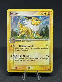 Pokemon TCG Jolteon POP Series 3 3/17 70 HP Stage 1 Holo Rare 2006 English - Image 1