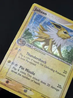 Pokemon TCG Jolteon POP Series 3 3/17 70 HP Stage 1 Holo Rare 2006 English - Image 2