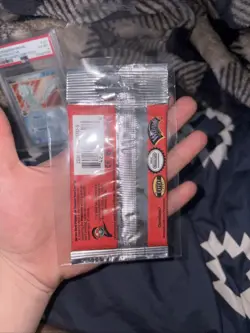 WOTC Pokemon Base Set 2 Mewtwo Art (SEALED) Booster Pack 2000 Long Crimp - Image 2