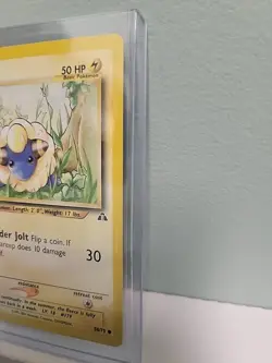 Pokemon TCG Mareep 58/75 Neo Discovery Unlimited MINT - Image 2