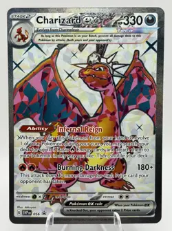 Charizard ex SVP 056 Scarlet Violet Black Star Promo Full Art Pokemon TCG - NM - Image 1