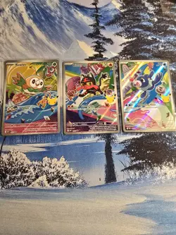Pokemon TCG First Partner Illustration Collection Series 1 Alola Gen 7 Starters - Image 1