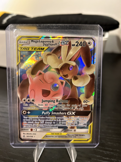 Mega Lopunny & Jigglypuff GX TAG TEAM 165/236 Pokemon TCG - Image 1