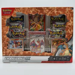 Pokemon TCG: Charizard ex Premium Collection Box - 6 Boosters Packs Promo Cards 820650873232 - Image 1