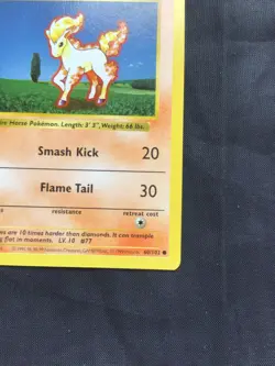 Pokemon Cards: Base Set 1st Edition Common: Ponyta 60/102 - Image 4