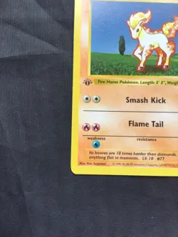 Pokemon Cards: Base Set 1st Edition Common: Ponyta 60/102 - Image 5