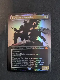 Dark Leo & Shredder - Foil - English Magic the Gathering - Image 1