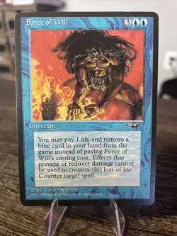 MTG Magic the Gathering - Alliances Edition (1996) - Force of Will - Image 1