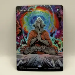 Lot of 2 MTG Brainstorm 0004/ Path to Exile 0001 (Borderless) Full Art TMNT PZA - Image 3