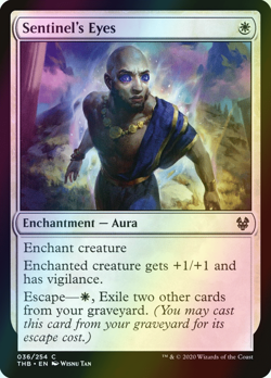 MTG Sentinel's Eyes Foil ** Theros Beyond Death ** English (NM) - Image 1