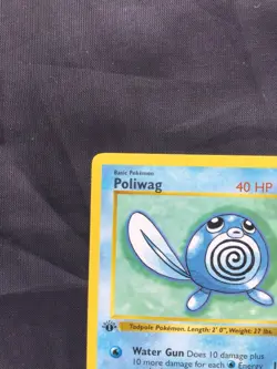 Pokemon Cards: Base Set 1st Edition Common: Poliwag 59/102 - Image 2