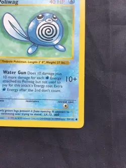 Pokemon Cards: Base Set 1st Edition Common: Poliwag 59/102 - Image 4