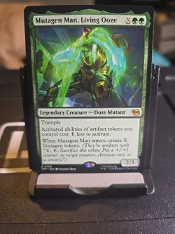 Mutagen Man, Living Ooze (Extended Art) Rare MTG Ninja Turtles Regular - Image 1